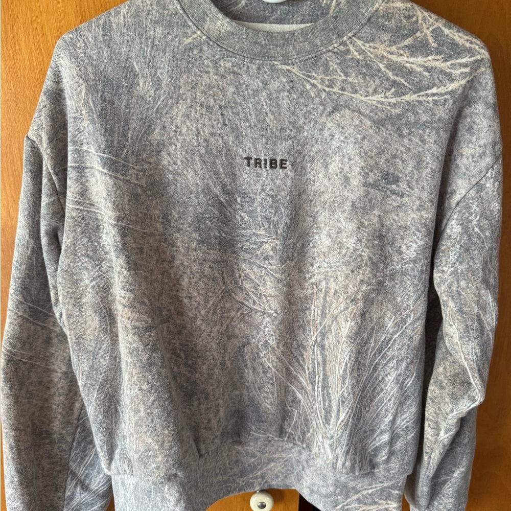 Tribe Kelley Mossy Oak Camo Crew Sweatshirt